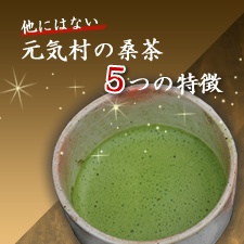 元気村の桑茶５つの特徴